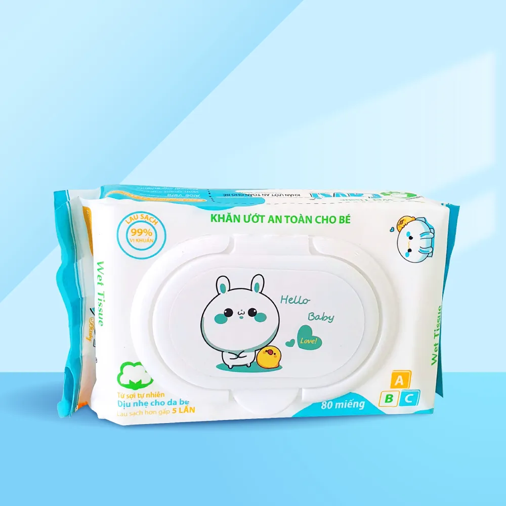 Khăn ướt Caysi 80 thỏ - CAU80B