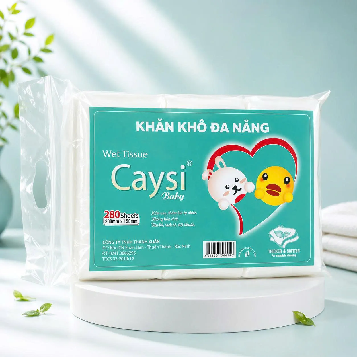 Khăn khô đa năng Caysi gói 300g - CAK300T