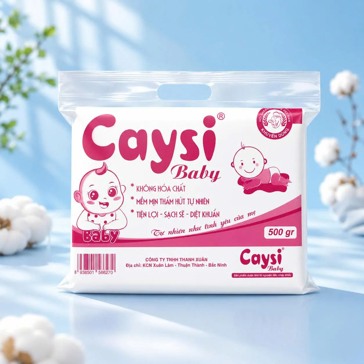 Khăn khô đa năng Caysi gói 500g - CAK500