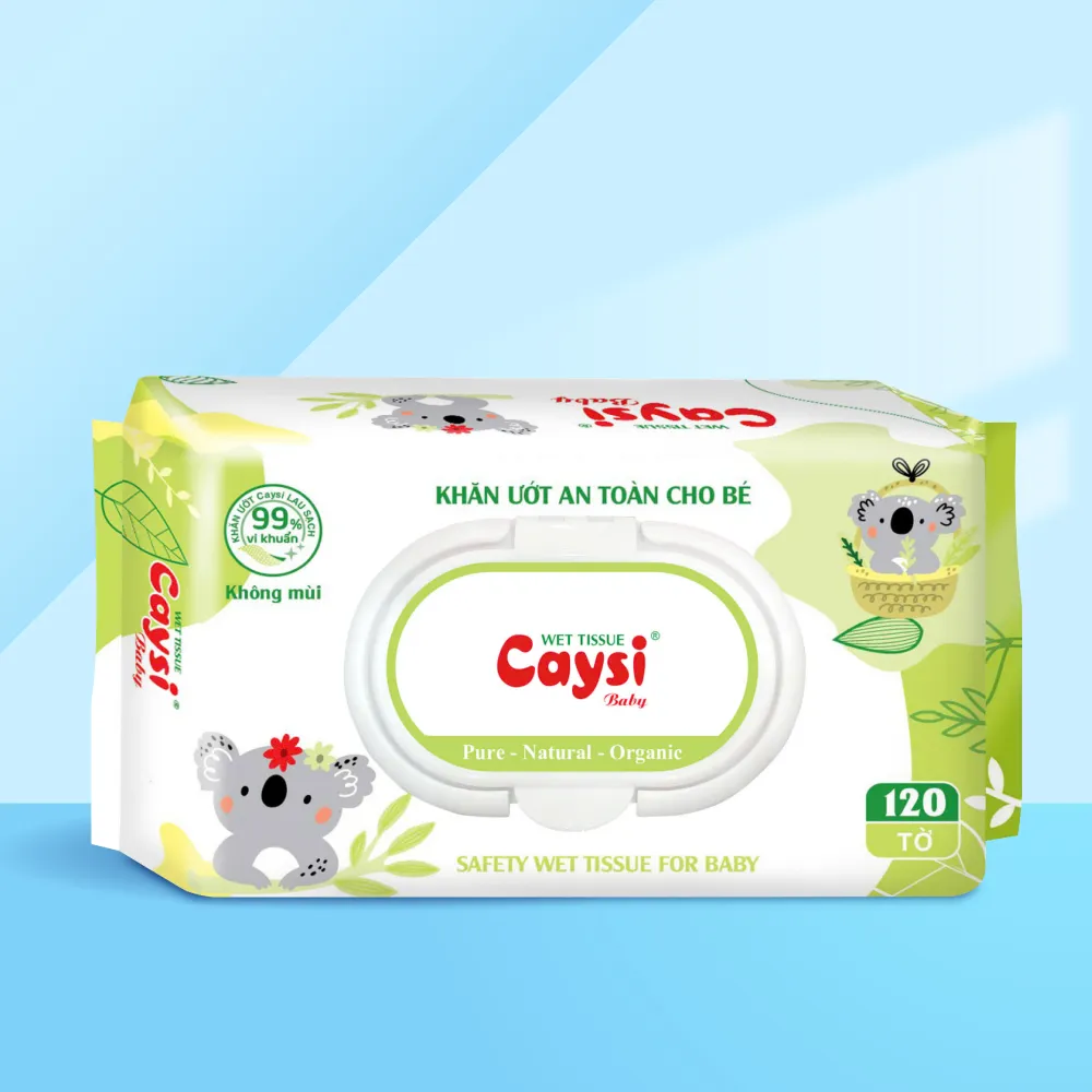 Khăn ướt Caysi cao cấp 120 - CAU120G