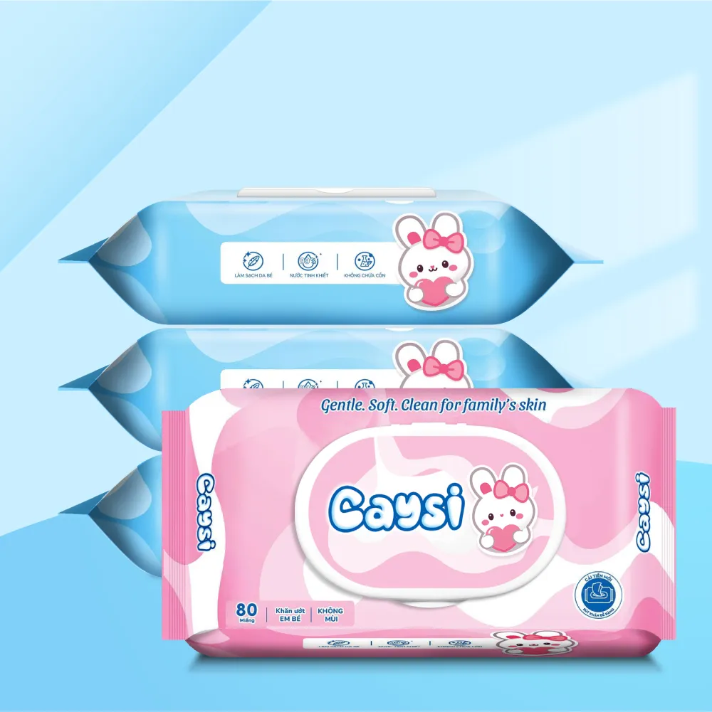 Khăn ướt Caysi cao cấp 80 - CAU80BP