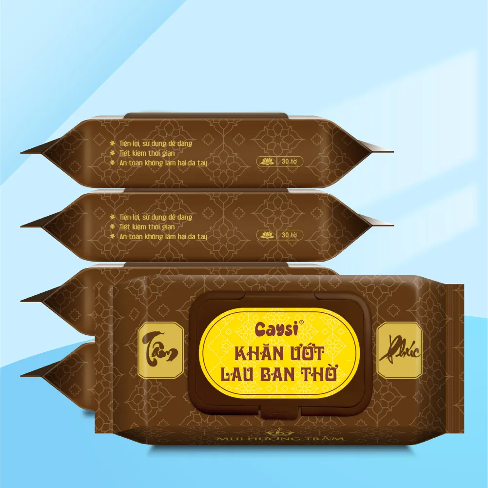 Khăn ướt lau ban thờ Caysi gói 30 tờ - CALBT30B