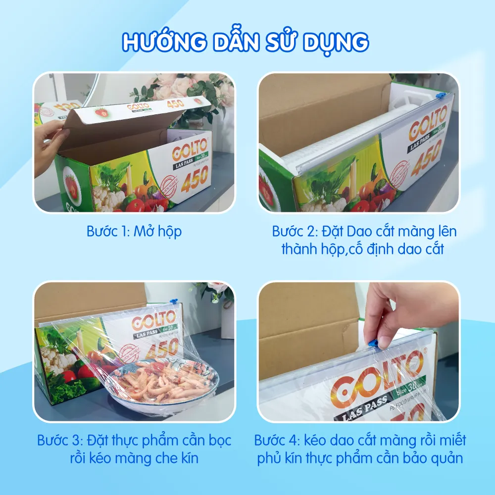 Màng bọc thực phẩm Colto 450 size đại - COMB450D