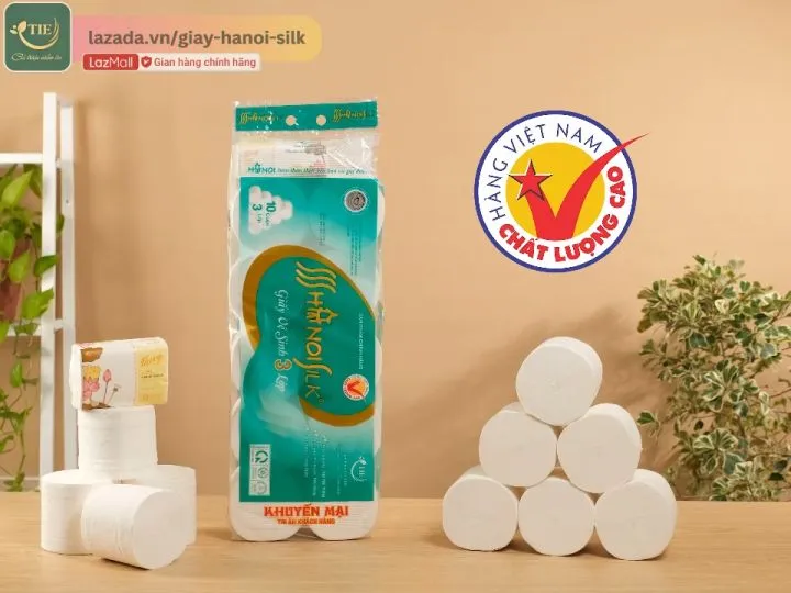 Cách phân biệt giấy vệ sinh Hanoi Silk chính hãng